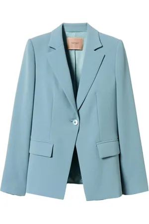 Twin-Set Dames, Jassen, Blauw, Maat: L