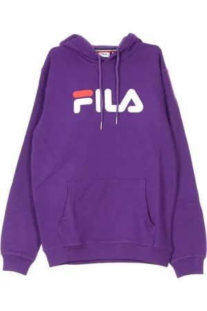 Fila Heren, Sweatshirts & Hoodies, Paars, Maat: XL Leer