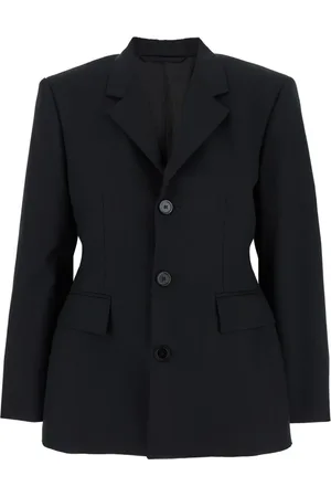 Balenciaga Dames, Jassen, Zwart, Maat: S Wol