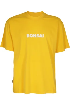 BONSAI Heren, Tops, Geel, Maat: M Katoen