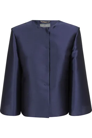 Alberta Ferretti Dames, Jassen, Blauw, Maat: S Zijde