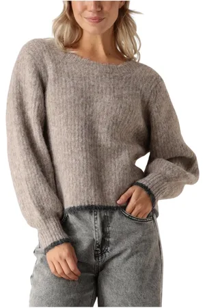 Co`Couture Dames, Truien, Grijs, Maat: S