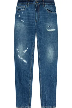 Dolce & Gabbana Heren, Jeans, Blauw, Maat: XL Katoen