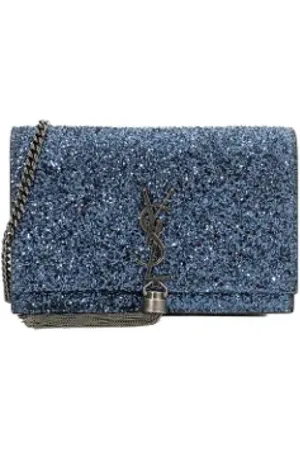 Saint Laurent Dames, Pre-owned, Blauw, Maat: ONE Size