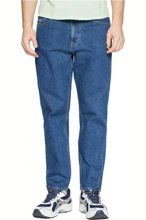 Tommy Hilfiger Heren, Jeans, Blauw, Maat: W31 L32 Katoen