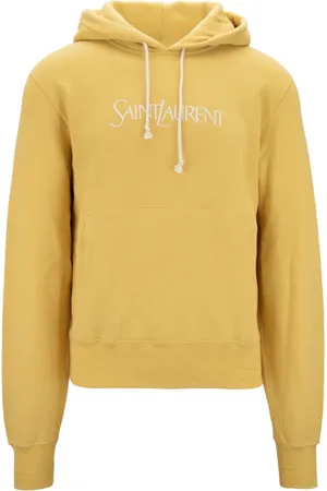 Saint Laurent Dames, Sweatshirts & Hoodies, Geel, Maat: XS Katoen