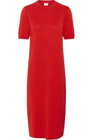 Saint Tropez Dames, Jurken, Rood, Maat: 2XL Lame
