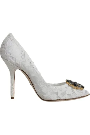 Dolce & Gabbana Dames, Schoenen, Wit, Maat: 38 EU