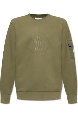 Moncler Heren, Sweatshirts & Hoodies, Groen, Maat: M Katoen
