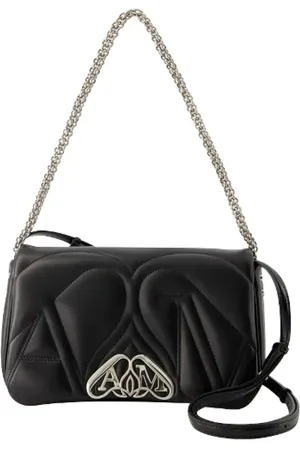 Alexander McQueen Dames, Tassen, Zwart, Maat: ONE Size Leer
