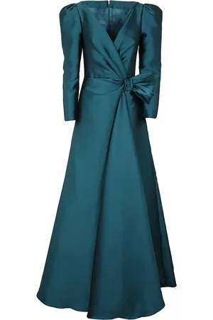 Alberta Ferretti Dames, Jurken, Blauw, Maat: XS Zijde