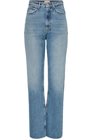 ONLY Dames, Jeans, Blauw, Maat: W31 L32 Katoen
