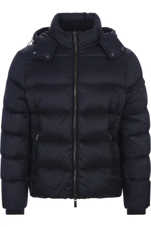 MOORER Heren, Jassen, Blauw, Maat: L