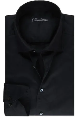 Stenströms Heren, Overhemden, Zwart, Maat: 3XL