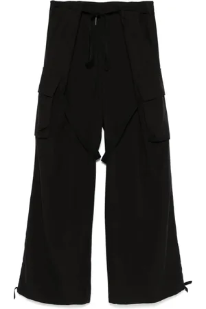 ANN DEMEULEMEESTER Heren, Broeken, Zwart, Maat: M