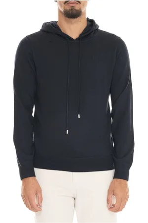 Gran Sasso Heren, Sweatshirts & Hoodies, Blauw, Maat: XL Wol