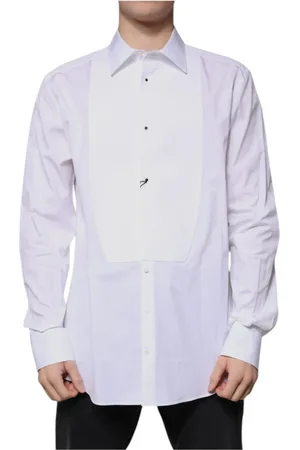 Dolce & Gabbana Heren, Overhemden, Wit, Maat: XS Katoen