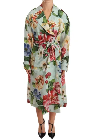Dolce & Gabbana Dames, Mantels, Veelkleurig, Maat: 3XS Zijde