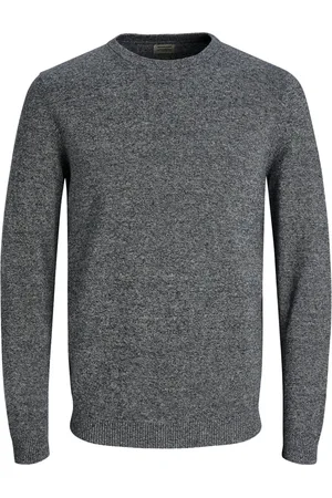 JACK & JONES Heren, Truien, Grijs, Maat: S