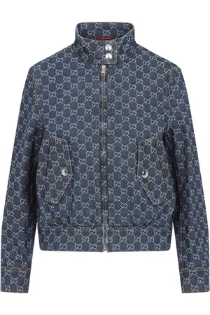 Gucci Dames, Jassen, Blauw, Maat: XS Denim