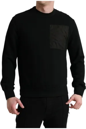 Dolce & Gabbana Heren, Sweatshirts & Hoodies, Zwart, Maat: L Katoen