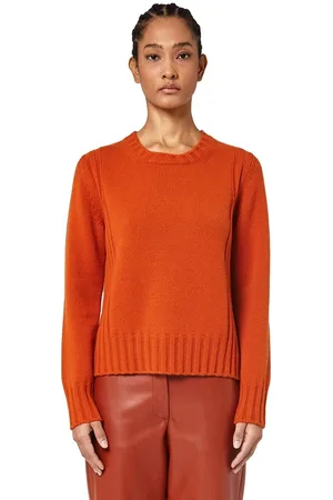 ALPHA STUDIO Dames, Truien, Oranje, Maat: XS Kasjmier