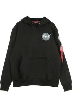 Alpha Industries Heren, Sweatshirts & Hoodies, Zwart, Maat: S