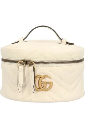 Gucci Dames, Pre-owned, Wit, Maat: ONE Size Leer