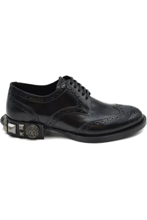 Dolce & Gabbana Dames, Schoenen, Zwart, Maat: 36 EU Leer