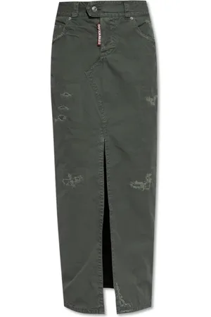 Dsquared2 Dames, Rokken, Groen, Maat: 2XS Katoen