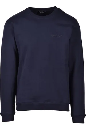 Dondup Heren, Sweatshirts & Hoodies, Blauw, Maat: L Katoen