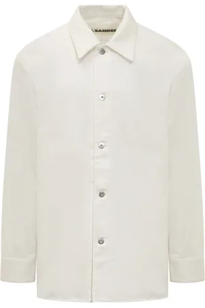 Jil Sander Heren, Jassen, Wit, Maat: S Denim