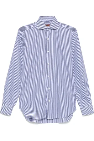 BARBA Heren, Overhemden, Blauw, Maat: M
