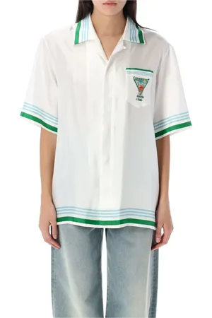 Casablanca Dames, Blouses & Shirts, Wit, Maat: M Zijde