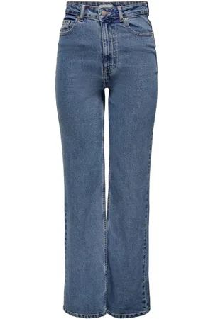 ONLY Dames, Jeans, Blauw, Maat: W29 L34 Katoen
