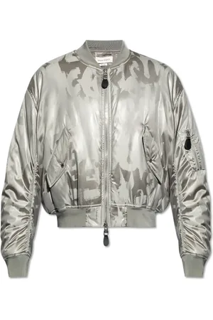 Alexander McQueen Heren, Jassen, Grijs, Maat: M Poliester