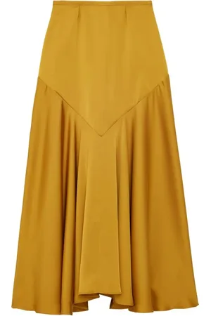 Inès de la Fressange Dames, Rokken, Geel, Maat: XS Velours