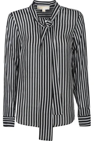 Michael Kors Dames, Blouses & Shirts, Zwart, Maat: L
