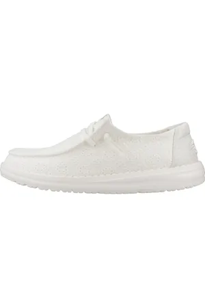 Hey dude Dames, Schoenen, Wit, Maat: 39 EU