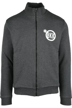 Bikkembergs Heren, Sweatshirts & Hoodies, Grijs, Maat: XL Katoen