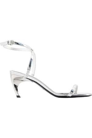 Alexander McQueen Dames, Schoenen, Grijs, Maat: 36 EU Leer