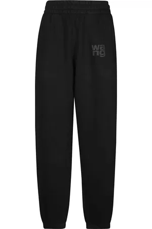 Alexander Wang Dames, Broeken, Zwart, Maat: M Katoen