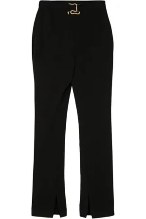 Roberto Cavalli Dames, Broeken, Zwart, Maat: 2XS