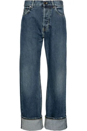 Alexander McQueen Heren, Jeans, Blauw, Maat: XL Katoen