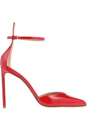 Francesco Russo Dames, Schoenen, Rood, Maat: 39 1/2 EU Leer