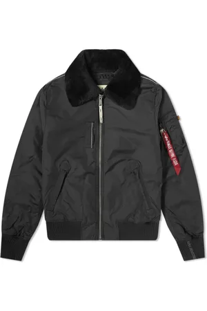 Alpha Industries Heren, Jassen, Zwart, Maat: XL Leer