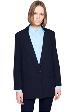 Silvian Heach Dames, Jassen, Blauw, Maat: L Poliester