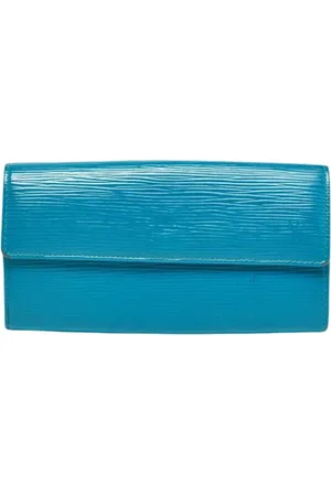LOUIS VUITTON Dames, Pre-owned, Blauw, Maat: ONE Size Leer