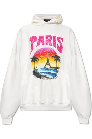 Balenciaga Dames, Sweatshirts & Hoodies, Wit, Maat: M Katoen