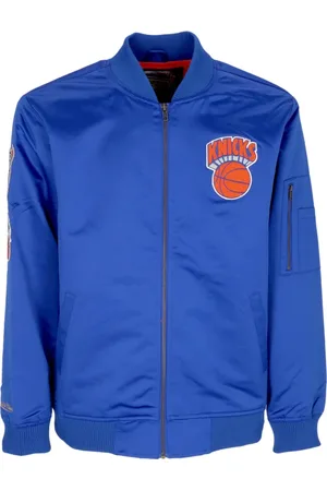 Mitchell & Ness Heren, Jassen, Blauw, Maat: XL Satijn